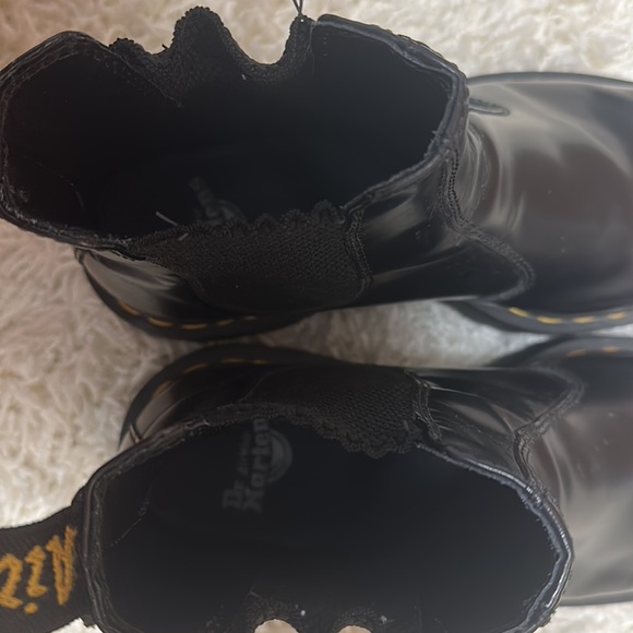 Dr. Martens Black Platform Chelsea Boots - Picture 3 of 7